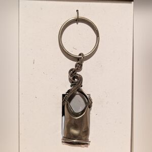 NWT NIB COACH BRASS DUFFLE SAC KEY FOB BAG CHARM NEVER REMOVED FROM BOX NEW